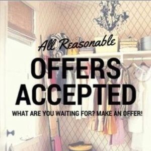 Feel free to make offers!